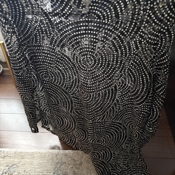 Coldwater Creek Black Polka Dot In size Large - Picture 3 of 5